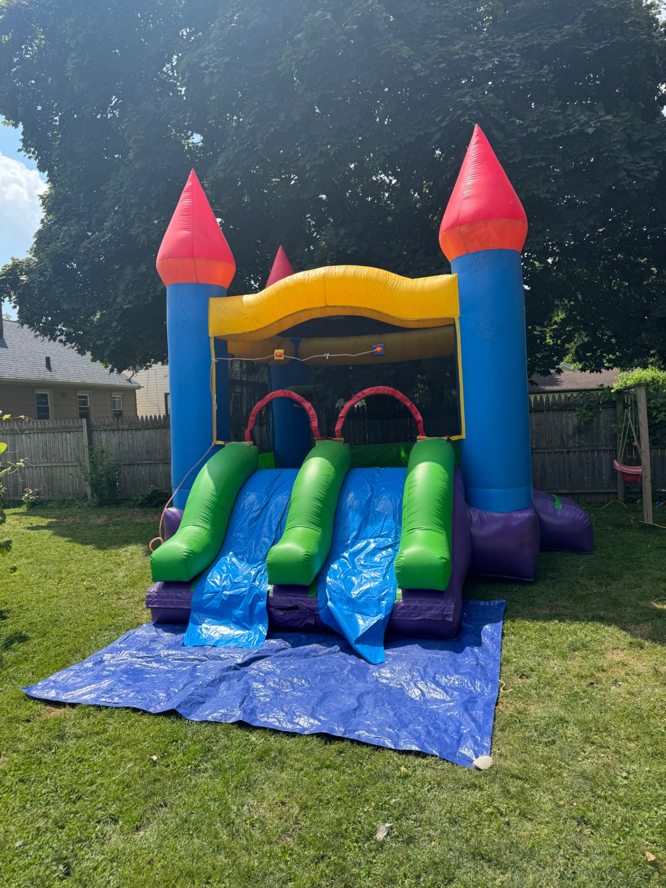 Castle With Double Slide